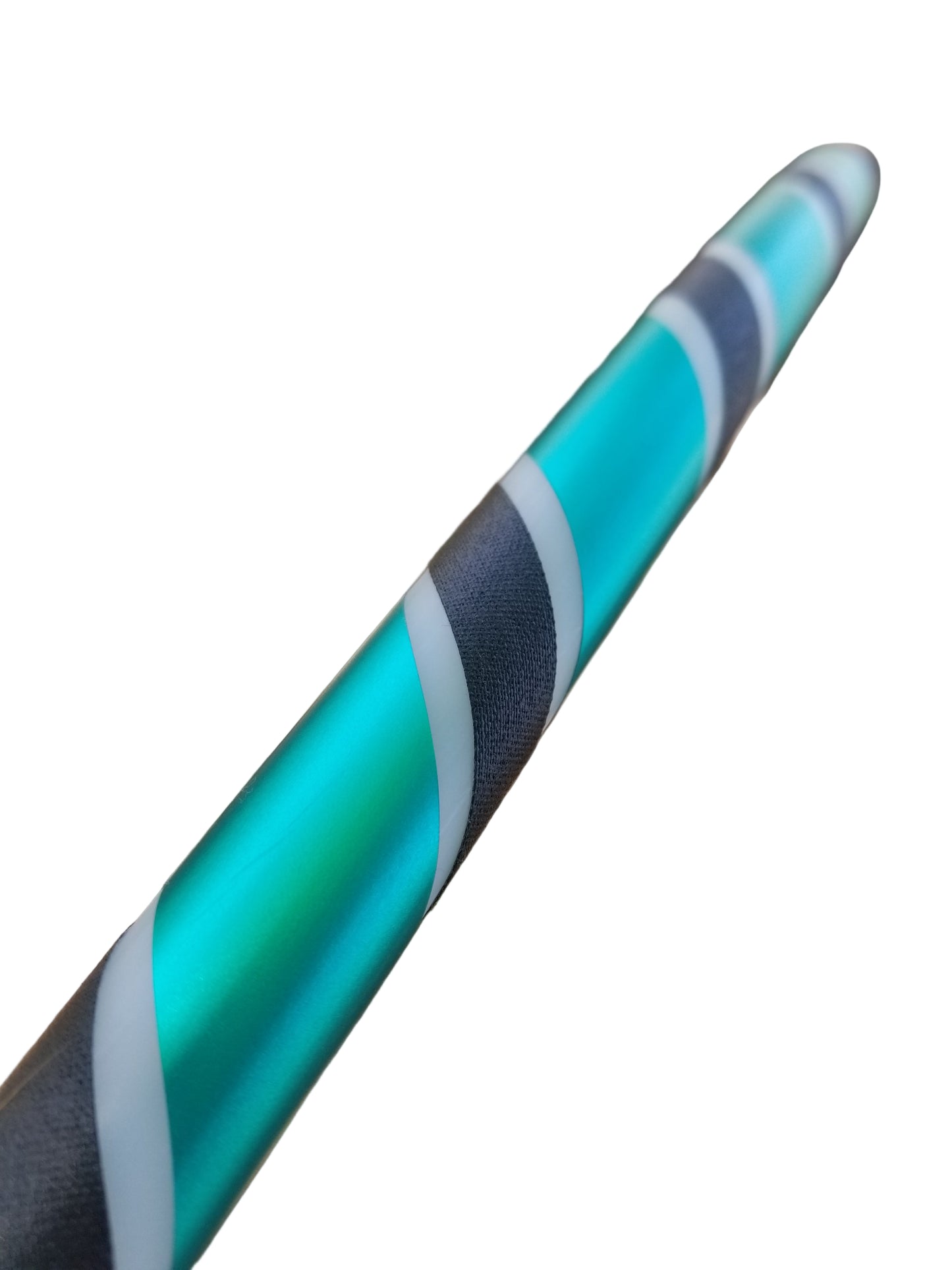 Teal Satin Luster Beginner Taped Hoop