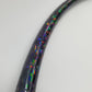 Black Goth Unicorn Glitter Taped Hula Hoop