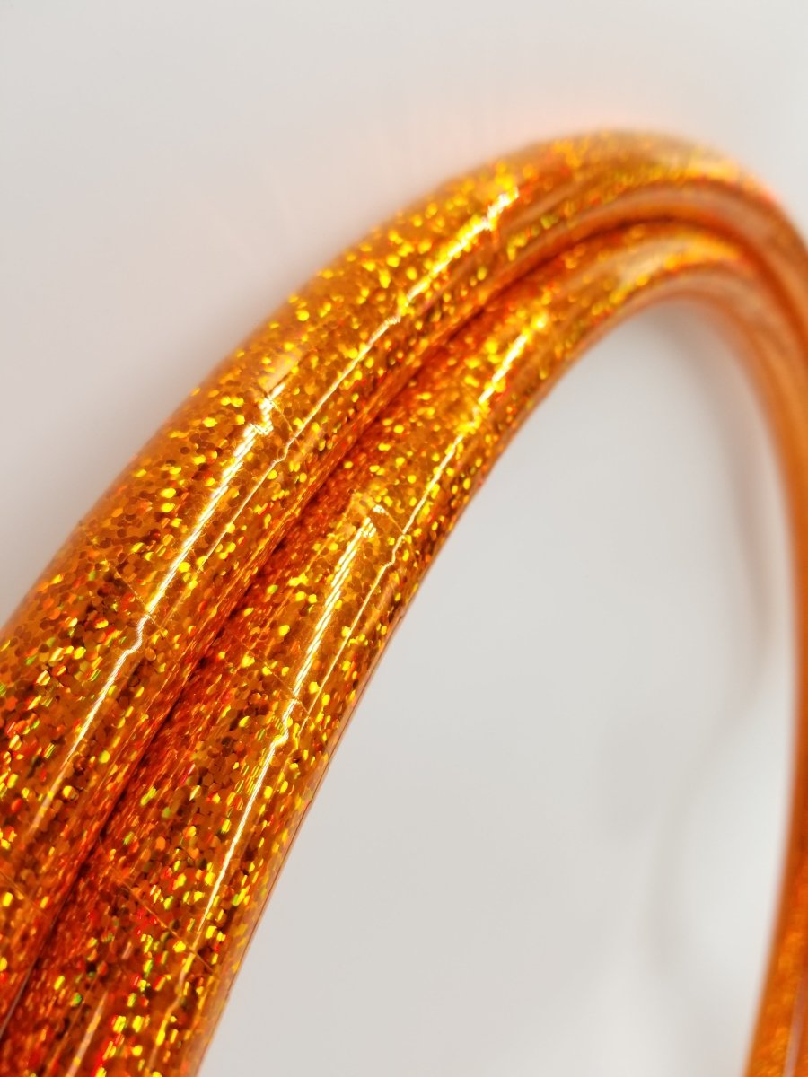 Pumpkin Spice Taped Hula Hoop