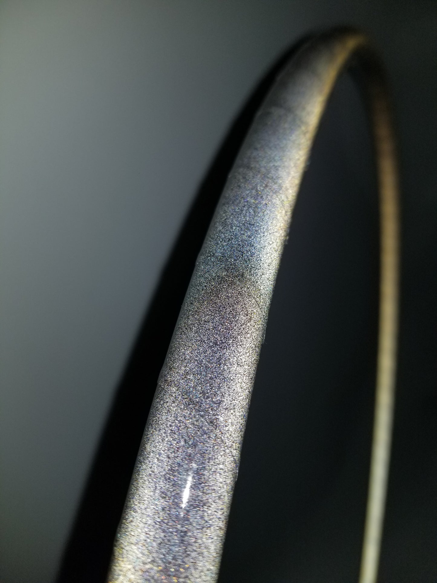 Moonlit Reflective Taped Hoop
