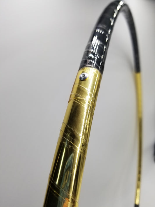 Cleopatra Gold & Black Reflective 4 Piece Sectional Hoop