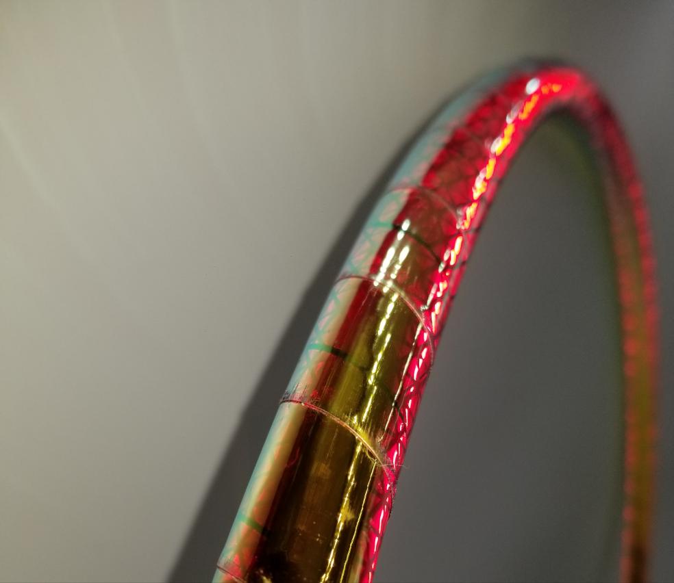 Dragons Blood Reflective Color Morph Taped Hoop