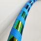 Blue Peacock Beginner Taped Hoop
