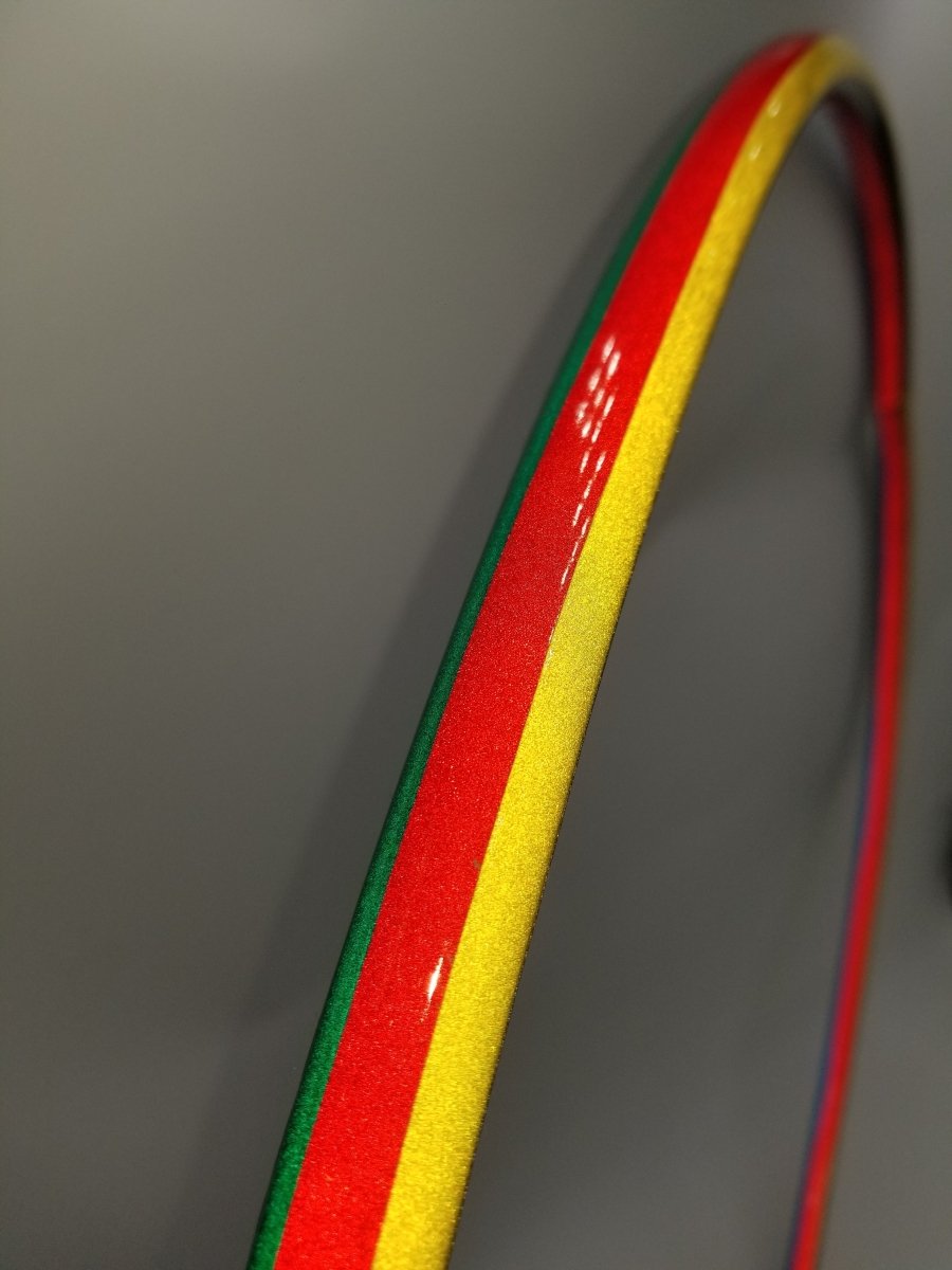 Fruit Juice Coinflip Reflective Taped Hoop