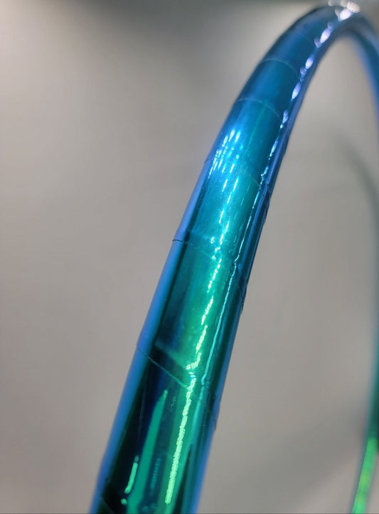 Blue Ice Color Morph Taped Hoop
