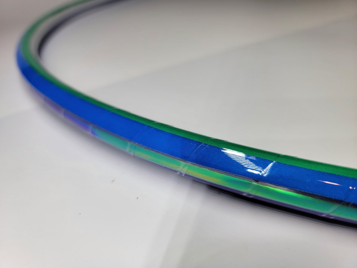 Northern Lights Coinflip Specialty Reflective Taped Hoop