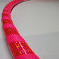 Pink Hibiscus Beginner Taped Hoop