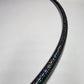 Black Glitter Taped Hula Hoop