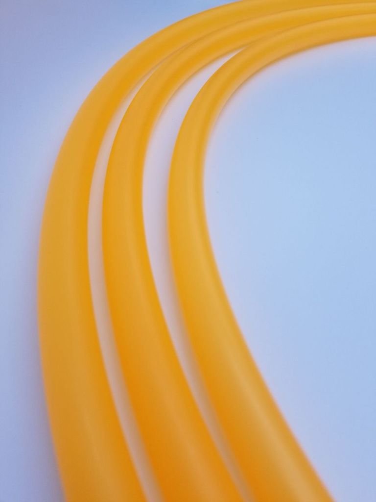 Creamsicle - UV Orange Polypro Bare Hoop 3/4