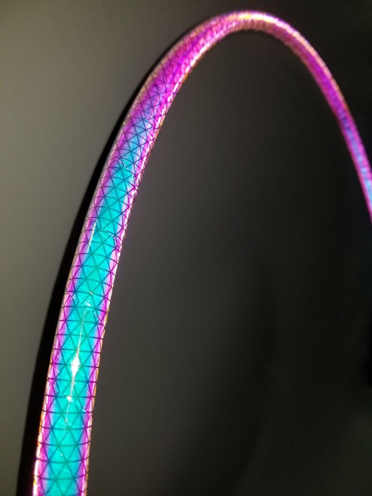 Cyber Sunset Reflective Color Morph Taped Hoop