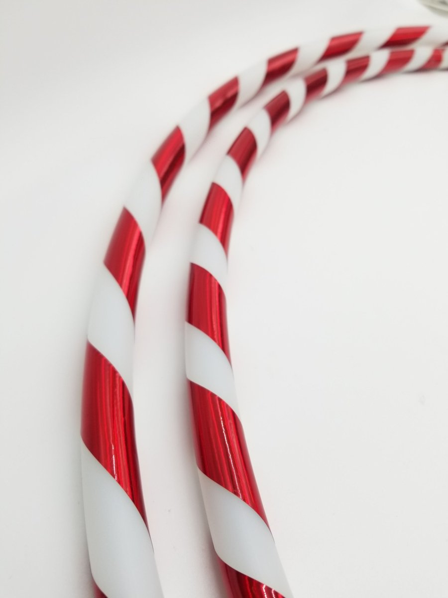 Red Spiral Beginner Taped Hoop