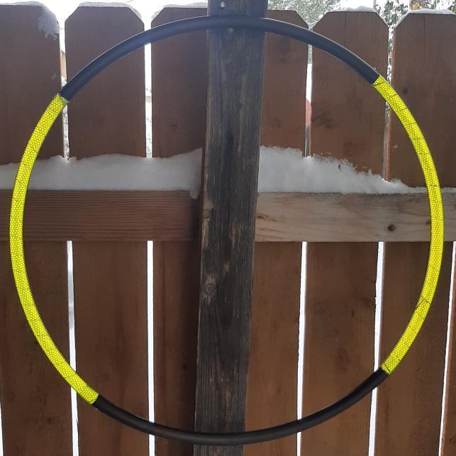 Bumblebee Black & Yellow Reflective Sectional Hoop