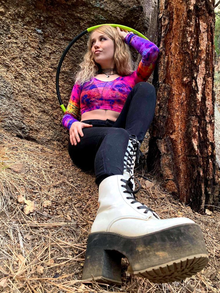 Bumblebee Black & Yellow Reflective Sectional Hoop