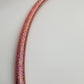 Rose Quartz Glitter Taped Hula Hoop