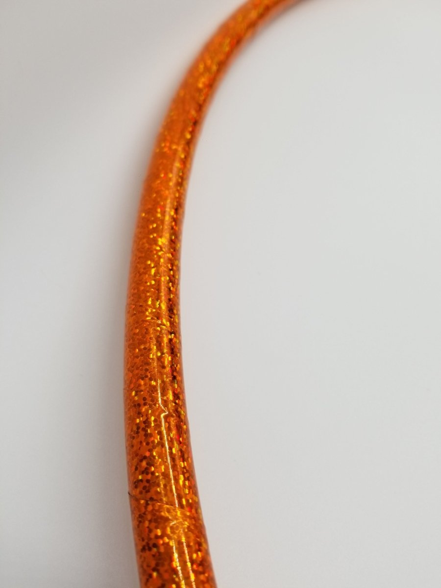 Pumpkin Spice Taped Hula Hoop