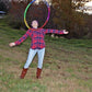 Rainbow Spectrum Taped Hoop