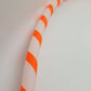 Orange Gaffer Spiral Budget Friendly Beginner Taped Hoop