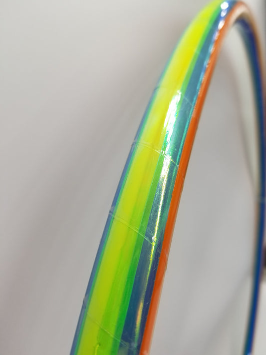 Aquarius Zodiac Specialty Reflective Taped Hoop