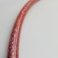 Rose Quartz Glitter Taped Hula Hoop
